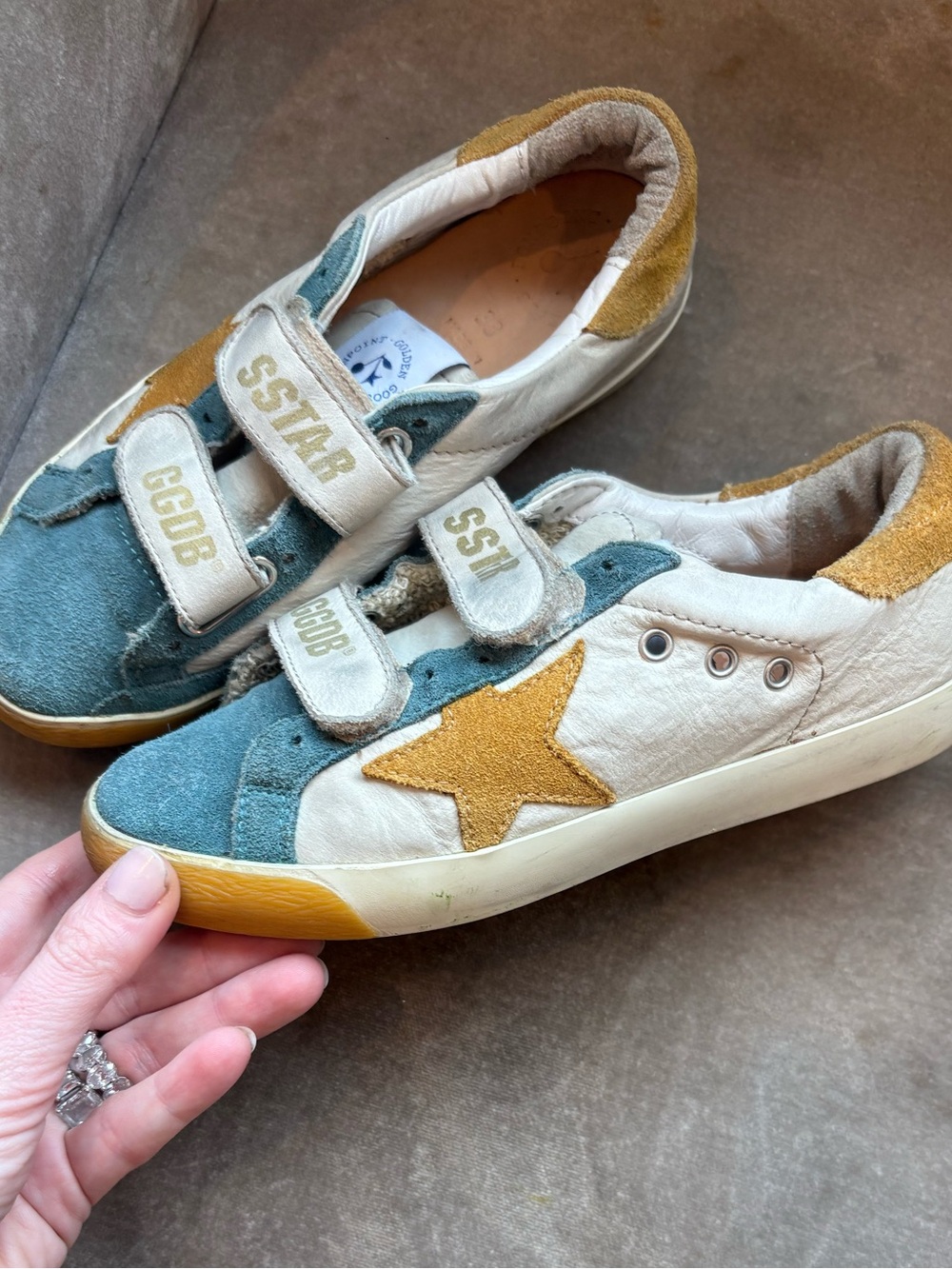 Golden goose x bonpoint sneakers 33 worn3x